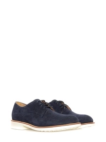 Lace up shoes Tods dark blue